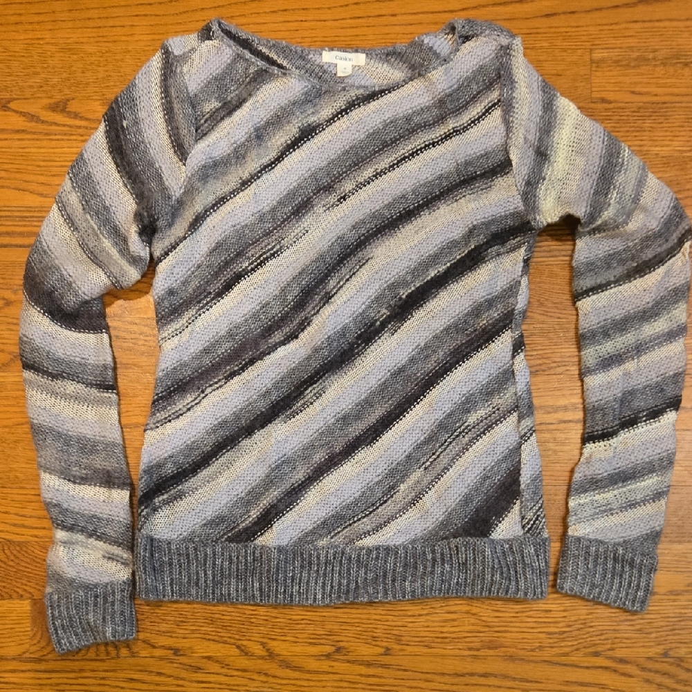 Caslon Multicolor Striped Sweater